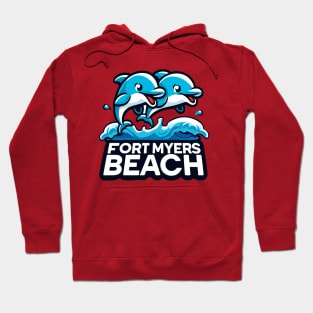 Dolphins at Fort Myers Beach Hoodie